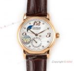 VF Factory Mont blanc Knock off Star Legacy Moon Rose Gold White Face Watch